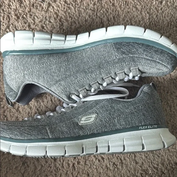 Skechers Gray Athletic Sneakers NWOT - Picture 3 of 4